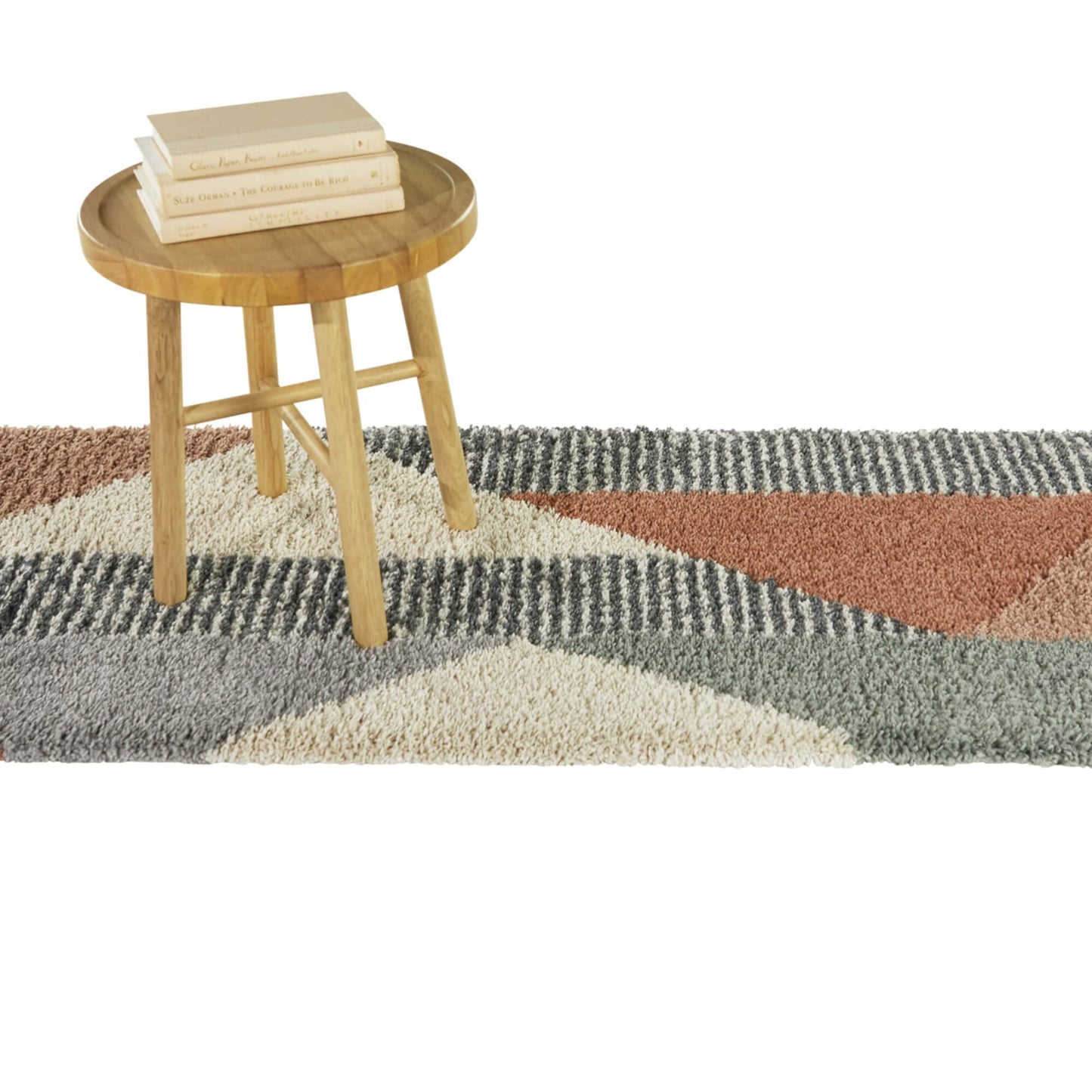 Tappeto Merril Mid-Century Modern Color Block Shag