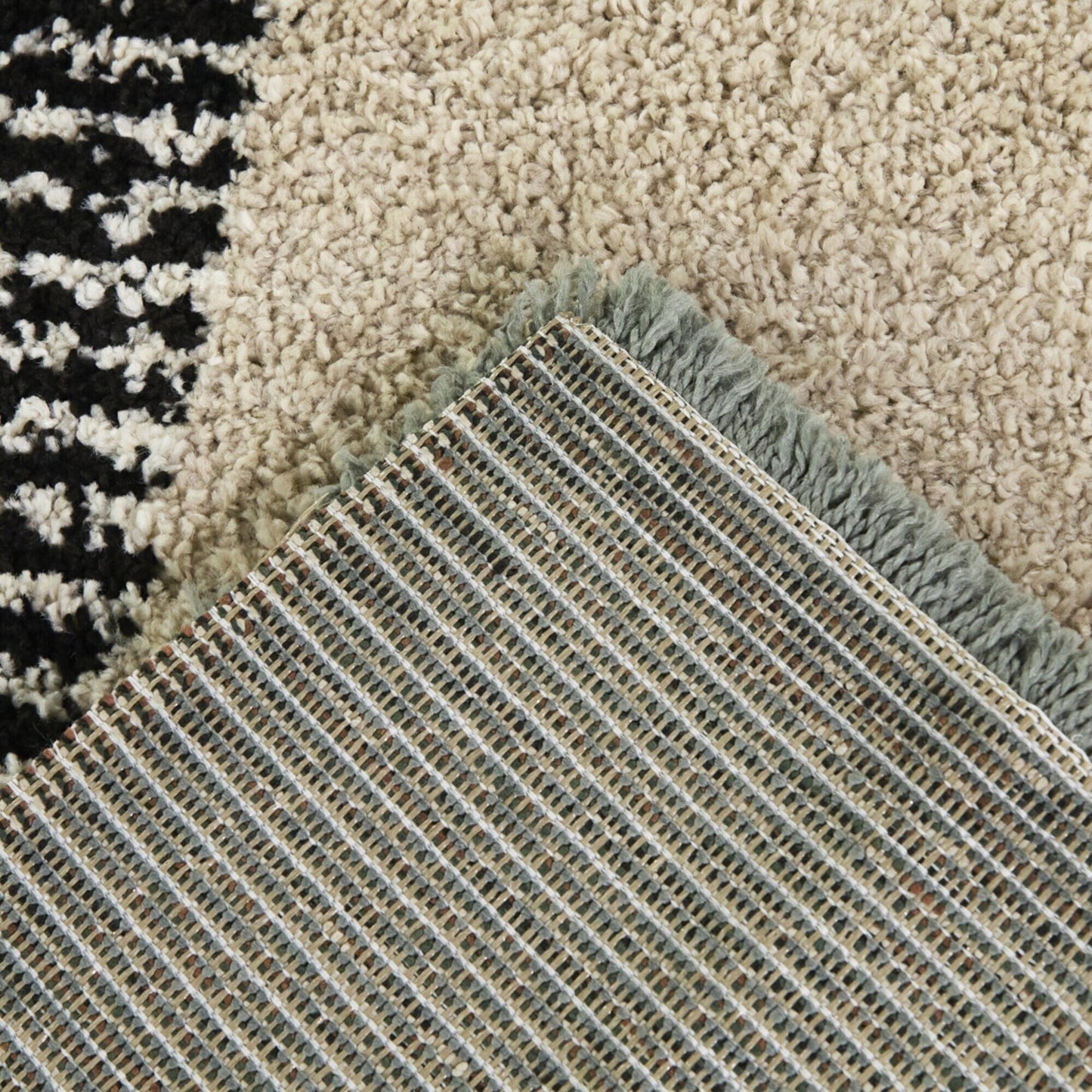 Tappeto Merril Mid-Century Modern Color Block Shag