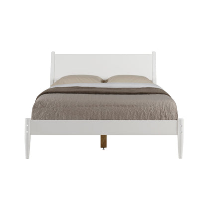 Letto a pannelli di metà secolo