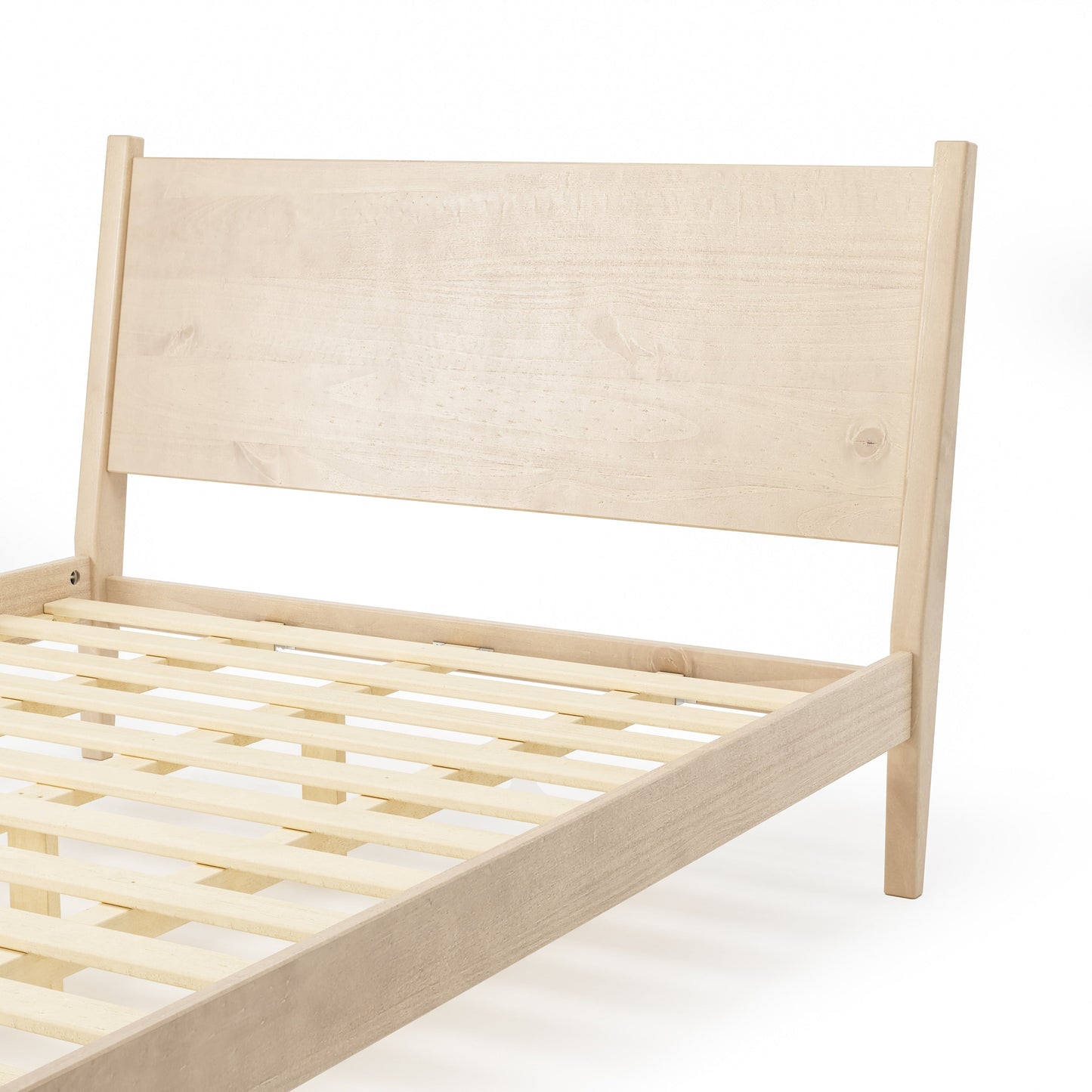 Letto a pannelli di metà secolo