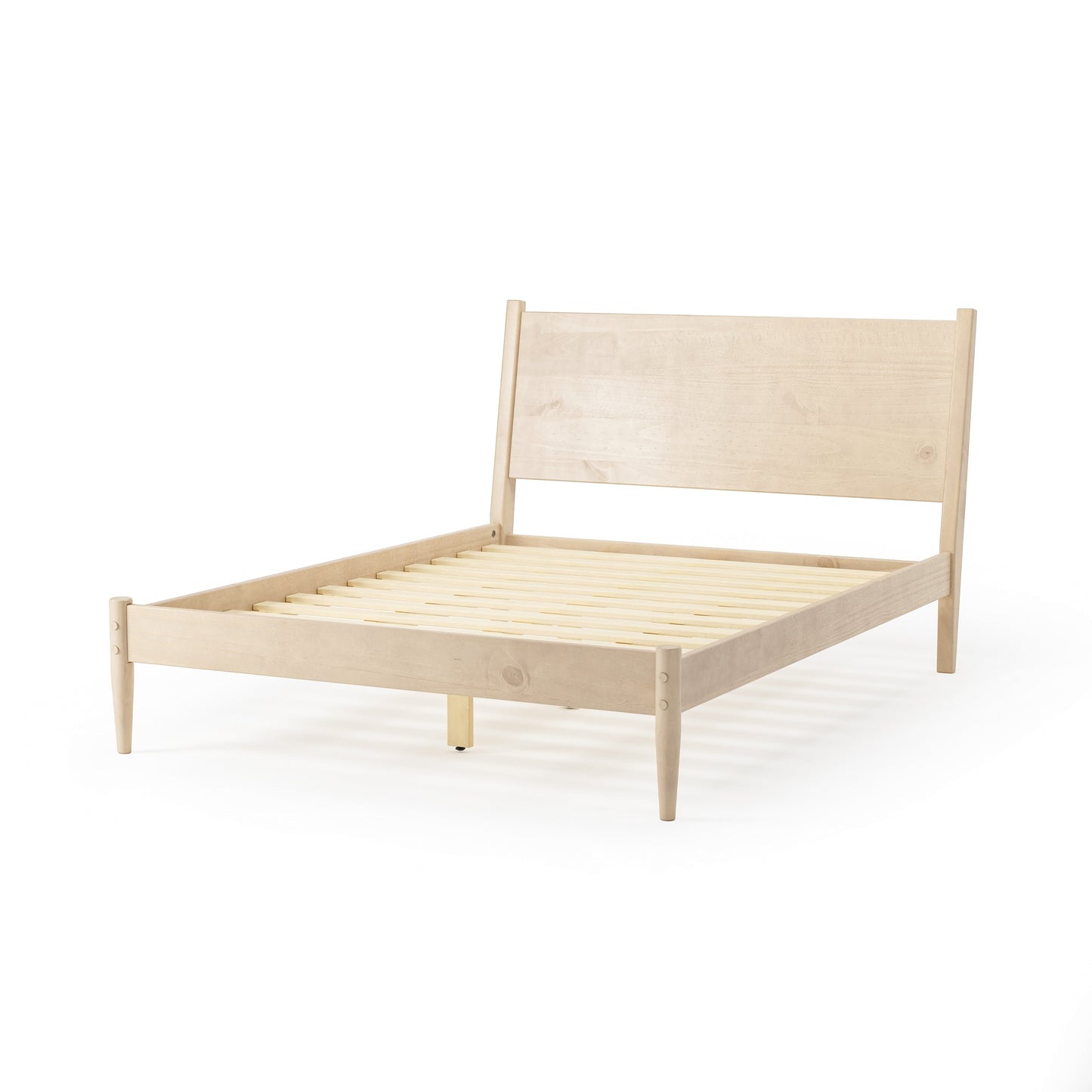 Letto a pannelli di metà secolo