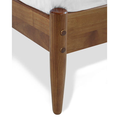 Letto a pannelli di metà secolo