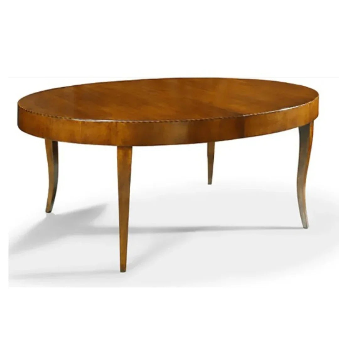 Tavolo da pranzo allungabile con gambe affusolate ovali Luxe