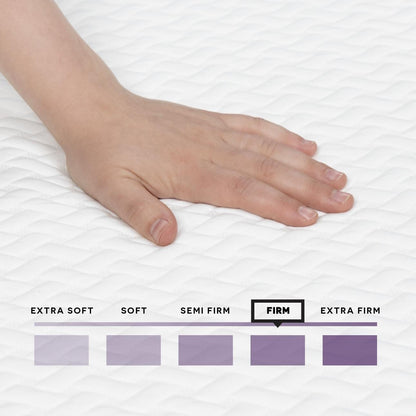 Materasso in memory foam Milliard da 10 pollici, rigido, Bed-in-a-Box/allevia la pressione, classico