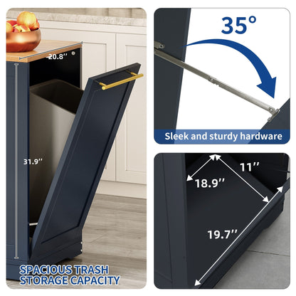 Carrello da cucina portatile con isola mobile da cucina Moasis da 53 pollici