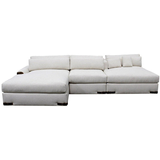 Divano componibile moderno in tessuto di grandi dimensioni