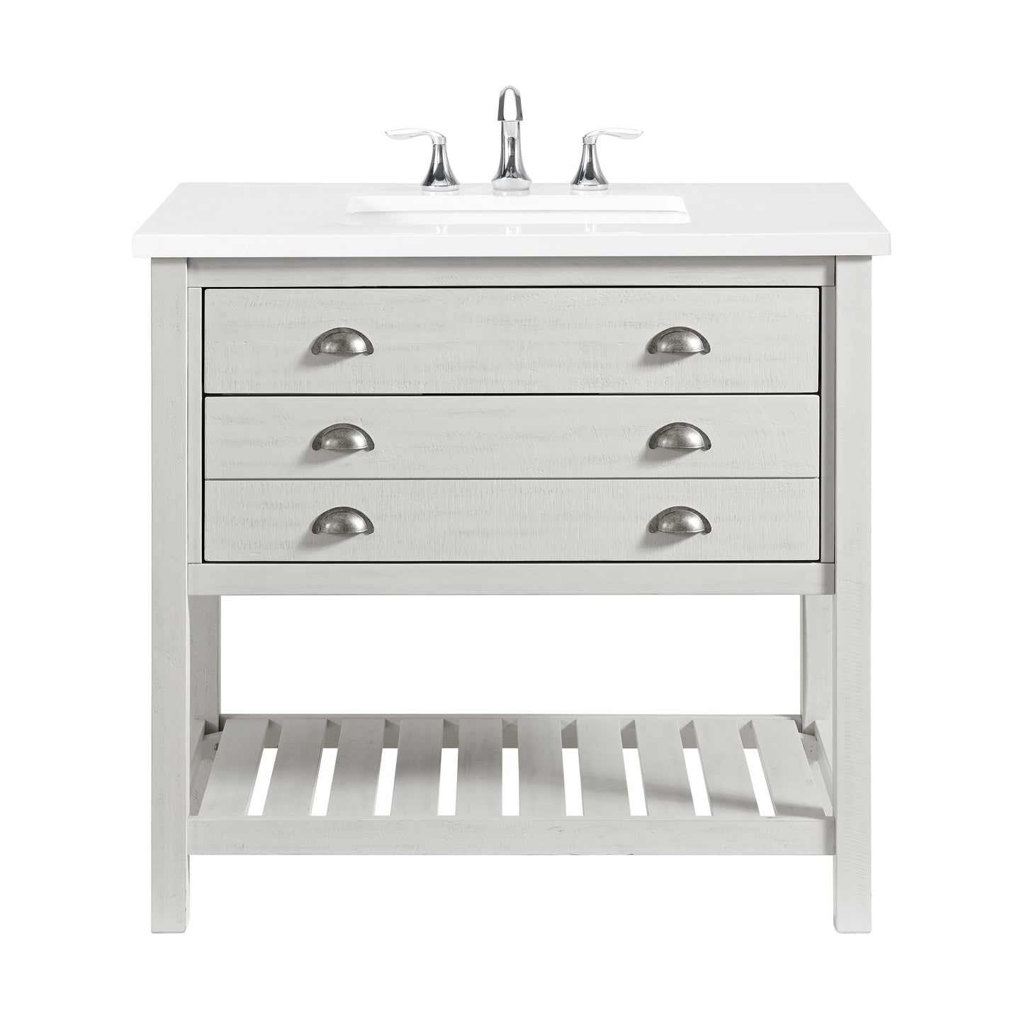 Mobile bagno singolo Monterey 37 Farmhouse con piano