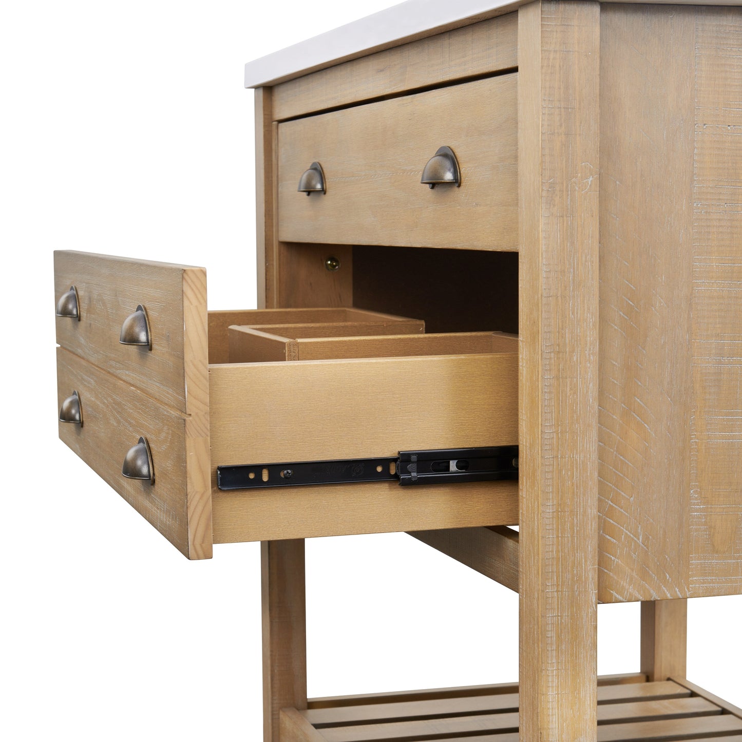 Mobile bagno singolo Monterey 37 Farmhouse con piano