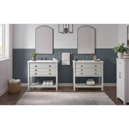 Mobile bagno singolo Monterey 37 Farmhouse con piano
