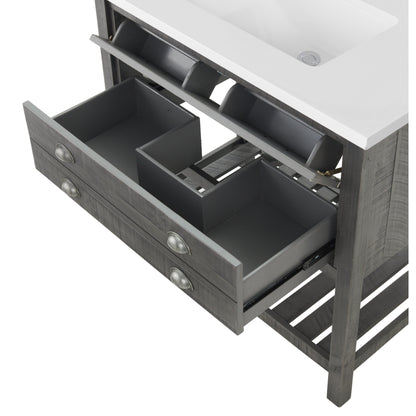 Mobile bagno singolo Monterey 37 Farmhouse con piano