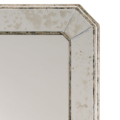 Specchio veneziano in vetro molato e screziato