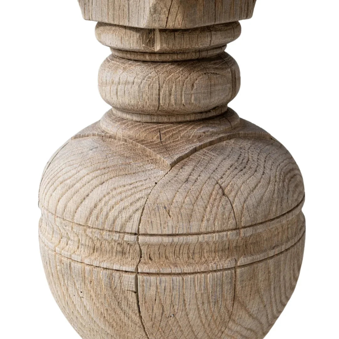 Tavolo da pranzo pieghevole in rovere antico naturale, circa 1900