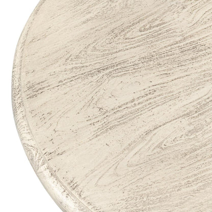 Tavolo con piedistallo statuario in stile anticato