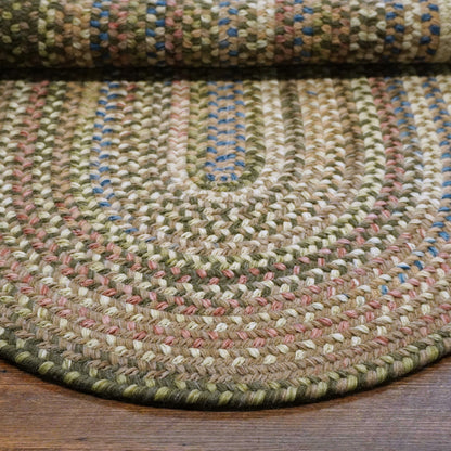 Tappeto in lana multicolore Colonial Mills New England Braid