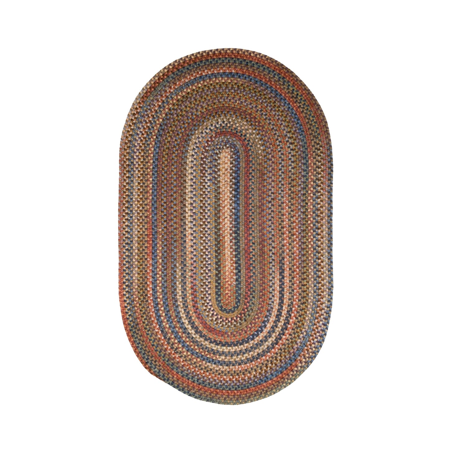 Tappeto in lana multicolore Colonial Mills New England Braid