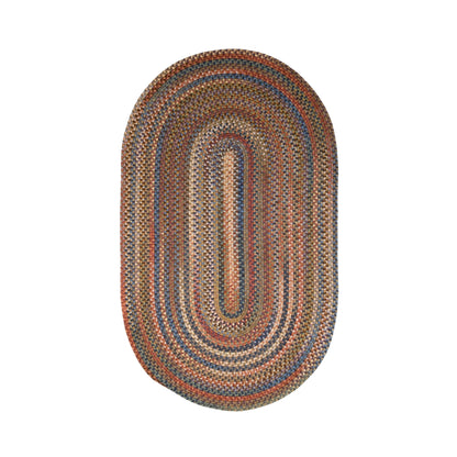 Tappeto in lana multicolore Colonial Mills New England Braid