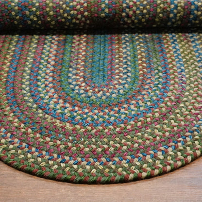 Tappeto in lana multicolore Colonial Mills New England Braid