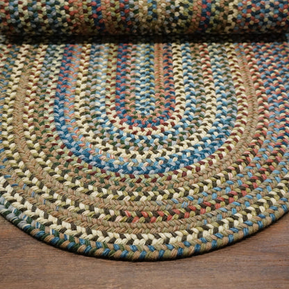 Tappeto in lana multicolore Colonial Mills New England Braid