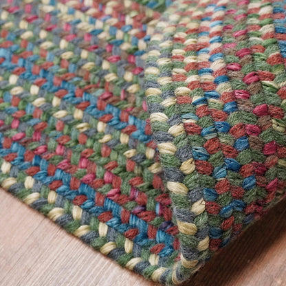 Tappeto in lana multicolore Colonial Mills New England Braid