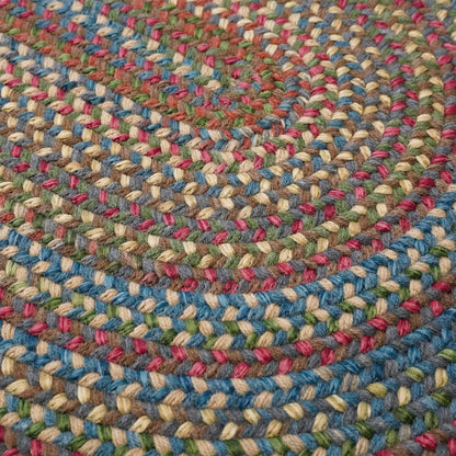 Tappeto in lana multicolore Colonial Mills New England Braid