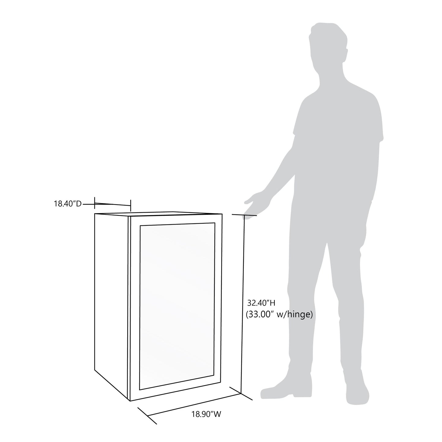 Frigorifero per bevande Newair da 126 lattine, minifrigo con porta in vetro e ripiani regolabili, acciaio inossidabile