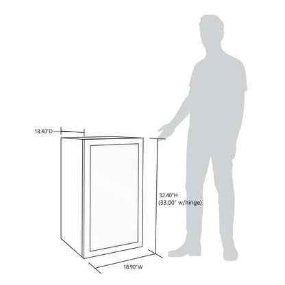 Frigorifero per bevande Newair da 126 lattine, minifrigo con porta in vetro e ripiani regolabili, acciaio inossidabile