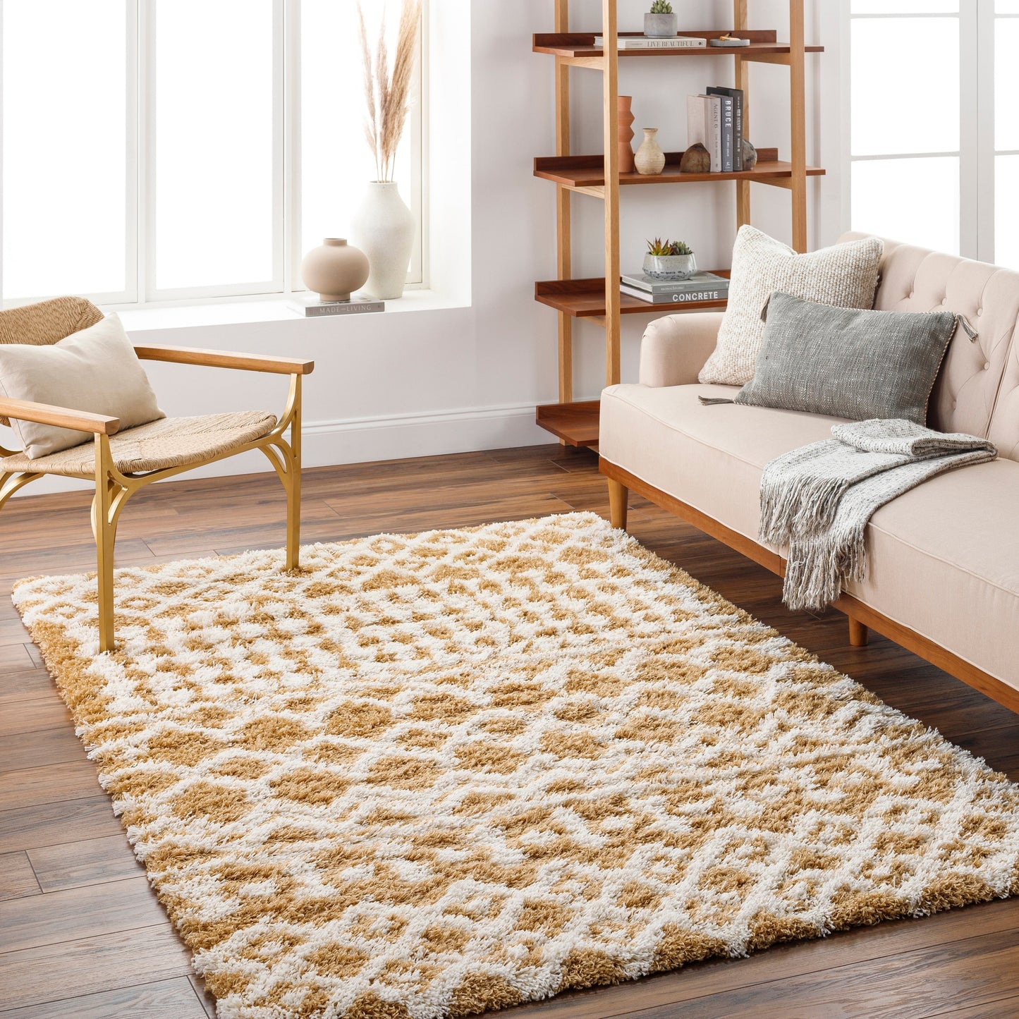 Tappeto Livabliss Newton Geometric Moroccan Trellis Shag