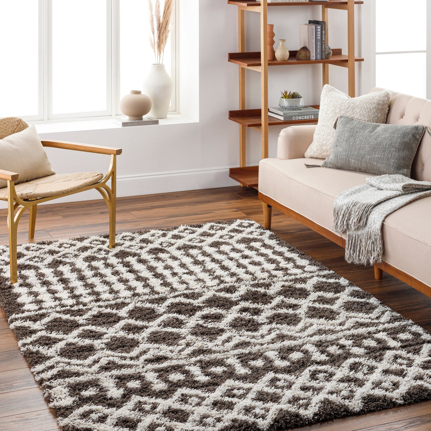 Tappeto Livabliss Newton Geometric Moroccan Trellis Shag