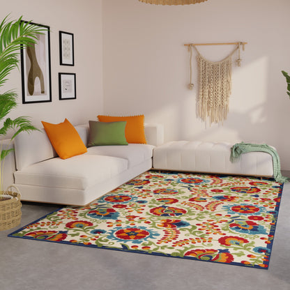 Tappeto floreale per interni/esterni Nourison Alice