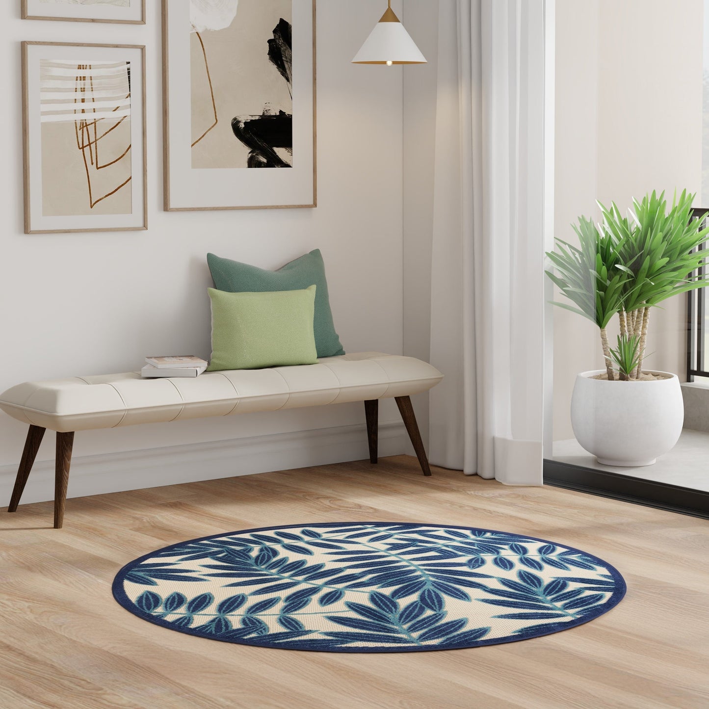 Tappeto floreale per interni/esterni Nourison Alice