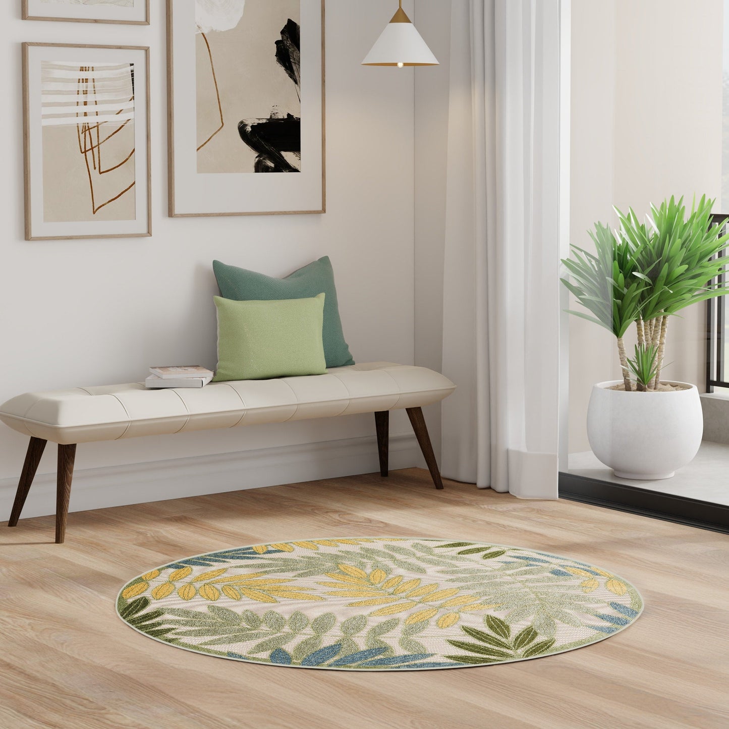 Tappeto floreale per interni/esterni Nourison Alice