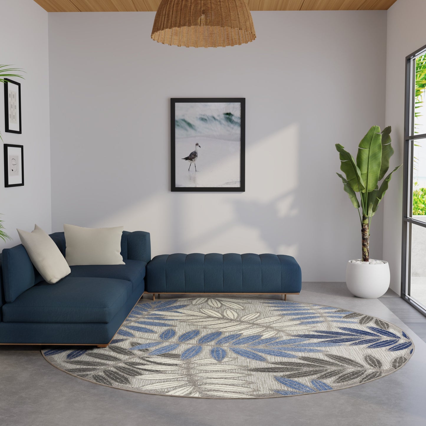 Tappeto floreale per interni/esterni Nourison Alice