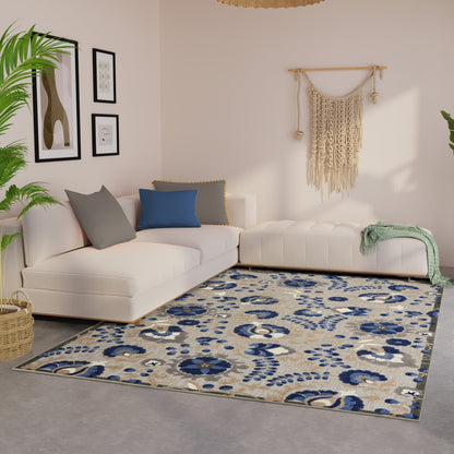 Tappeto floreale per interni/esterni Nourison Alice