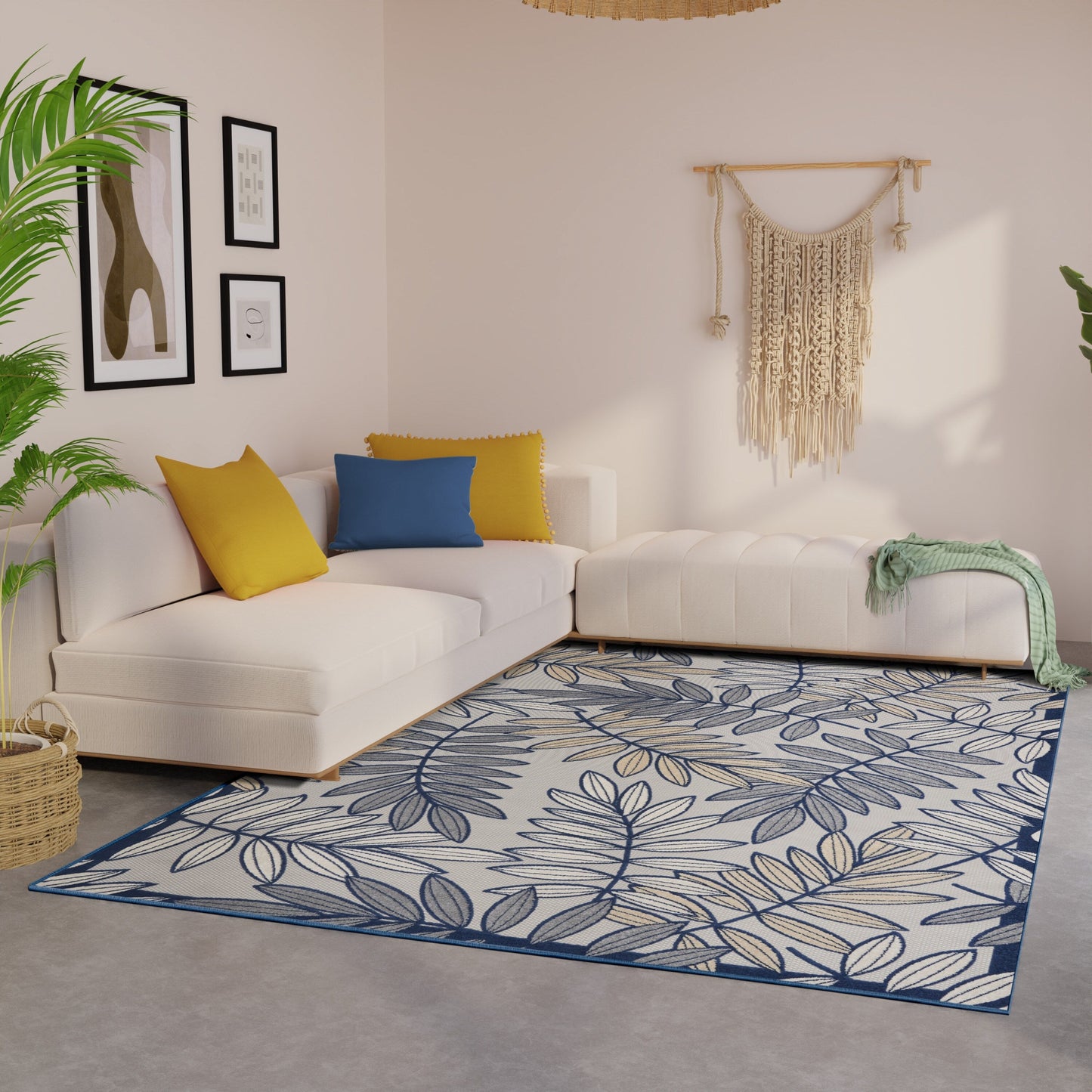 Tappeto floreale per interni/esterni Nourison Alice