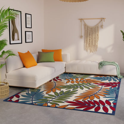 Tappeto floreale per interni/esterni Nourison Alice