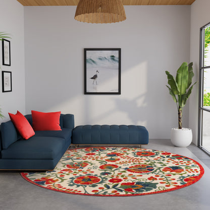 Tappeto floreale per interni/esterni Nourison Alice