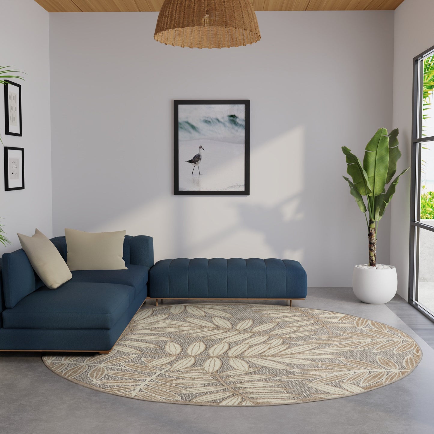 Tappeto floreale per interni/esterni Nourison Alice