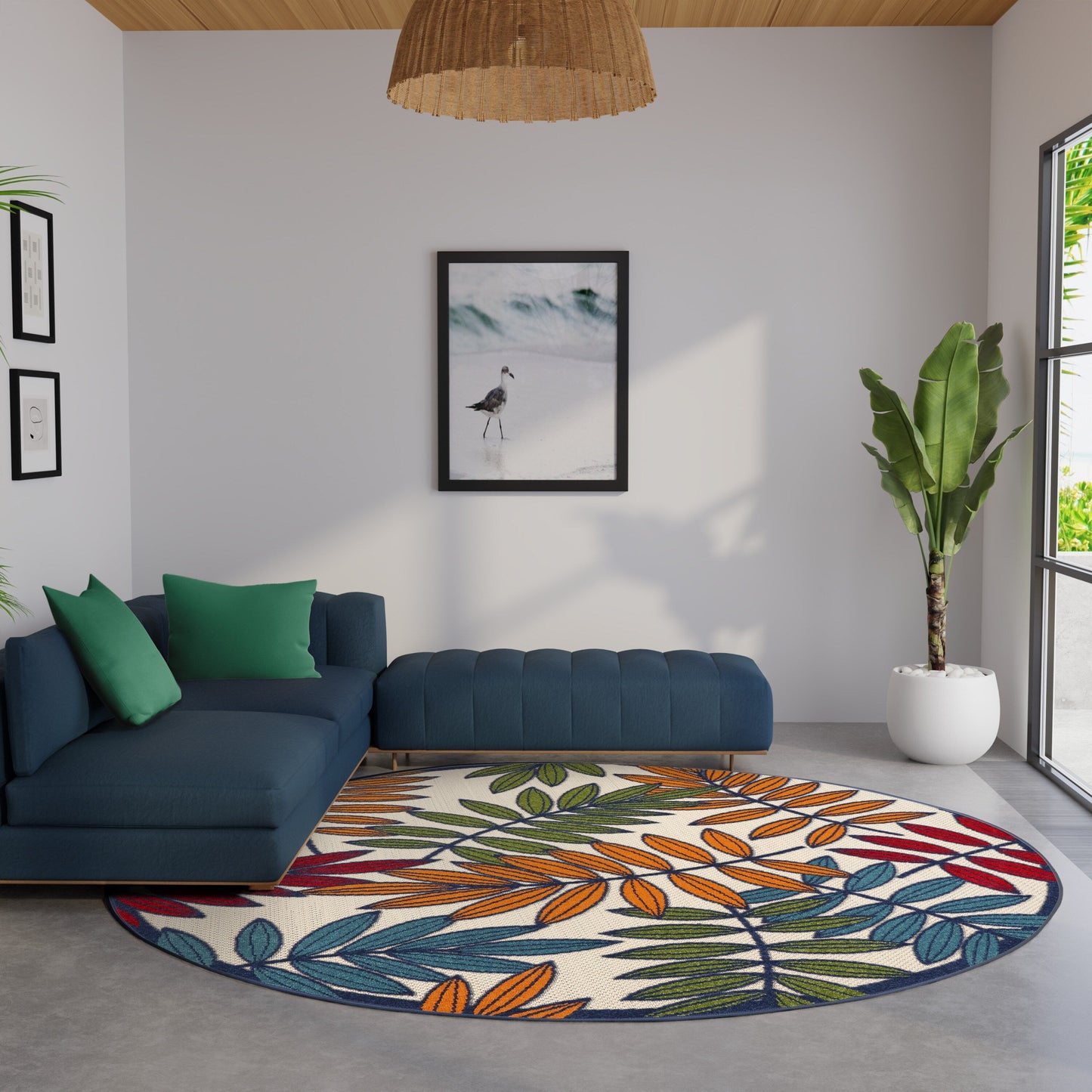 Tappeto floreale per interni/esterni Nourison Alice