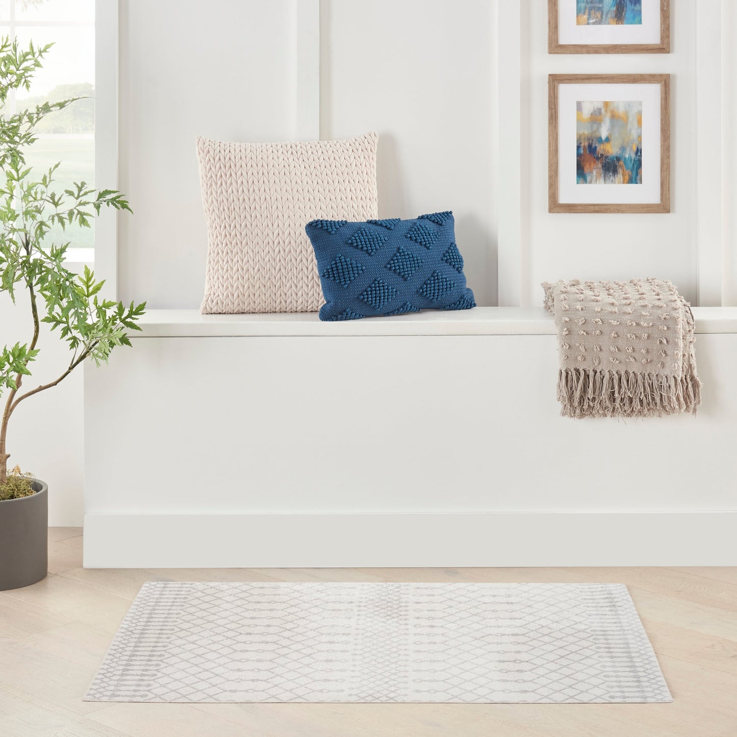 Tappeto marocchino lavabile in lavatrice Nourison Astra