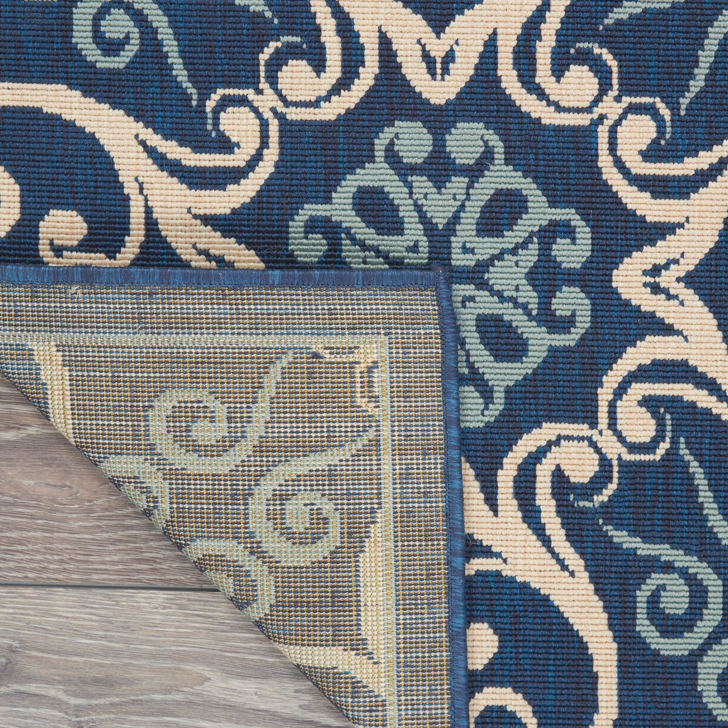 Tappeto geometrico floreale caraibico per interni/esterni Nourison