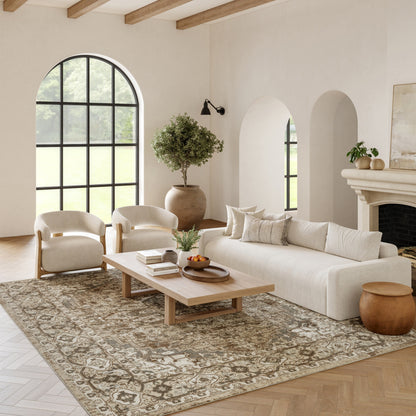 Tappeto persiano Nourison Concerto Classic con medaglione.