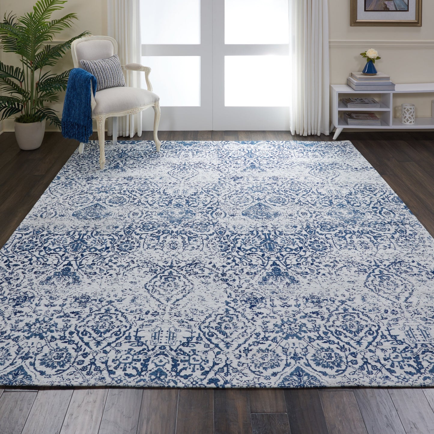 Tappeto contemporaneo Nourison Damask Distressed