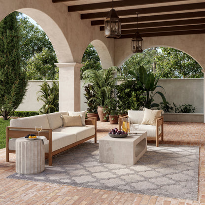 Tappeto marocchino a traliccio per interni/esterni Nourison Easy Care