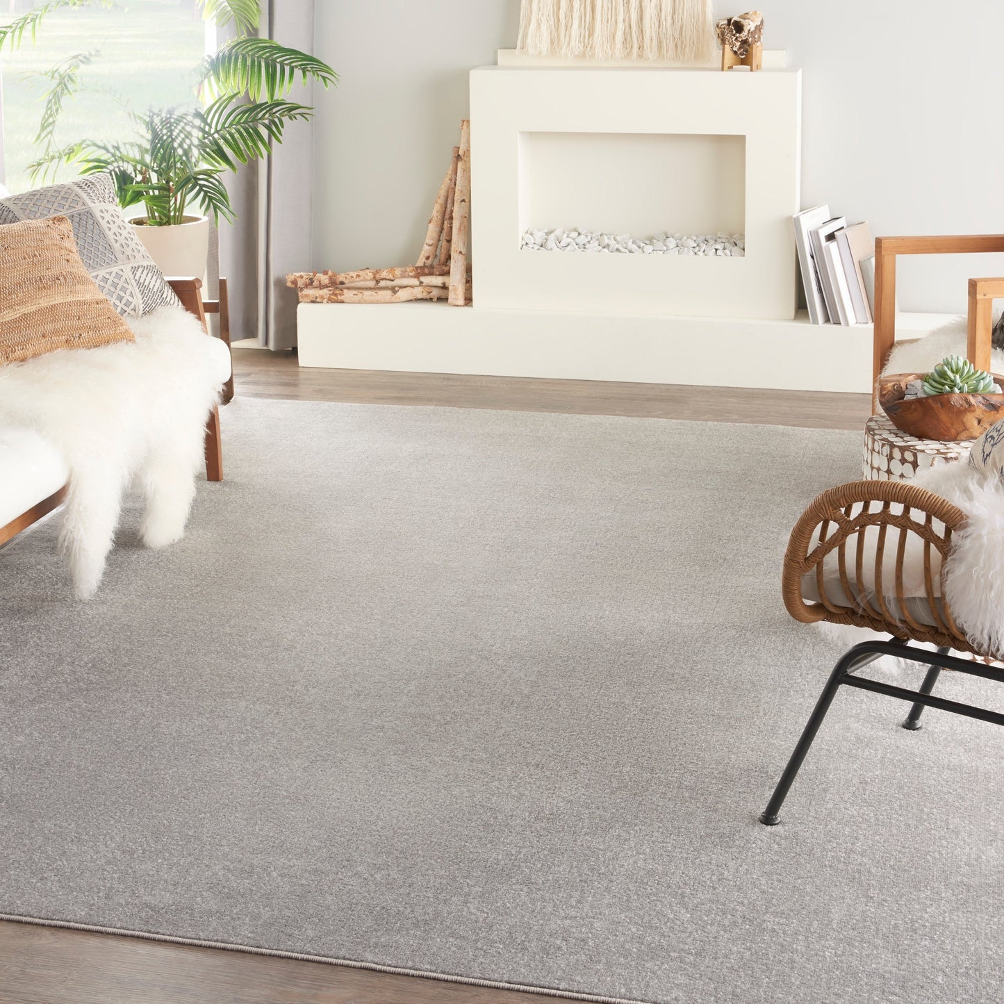 Tappeto contemporaneo per interni/esterni Nourison Essentials Solid