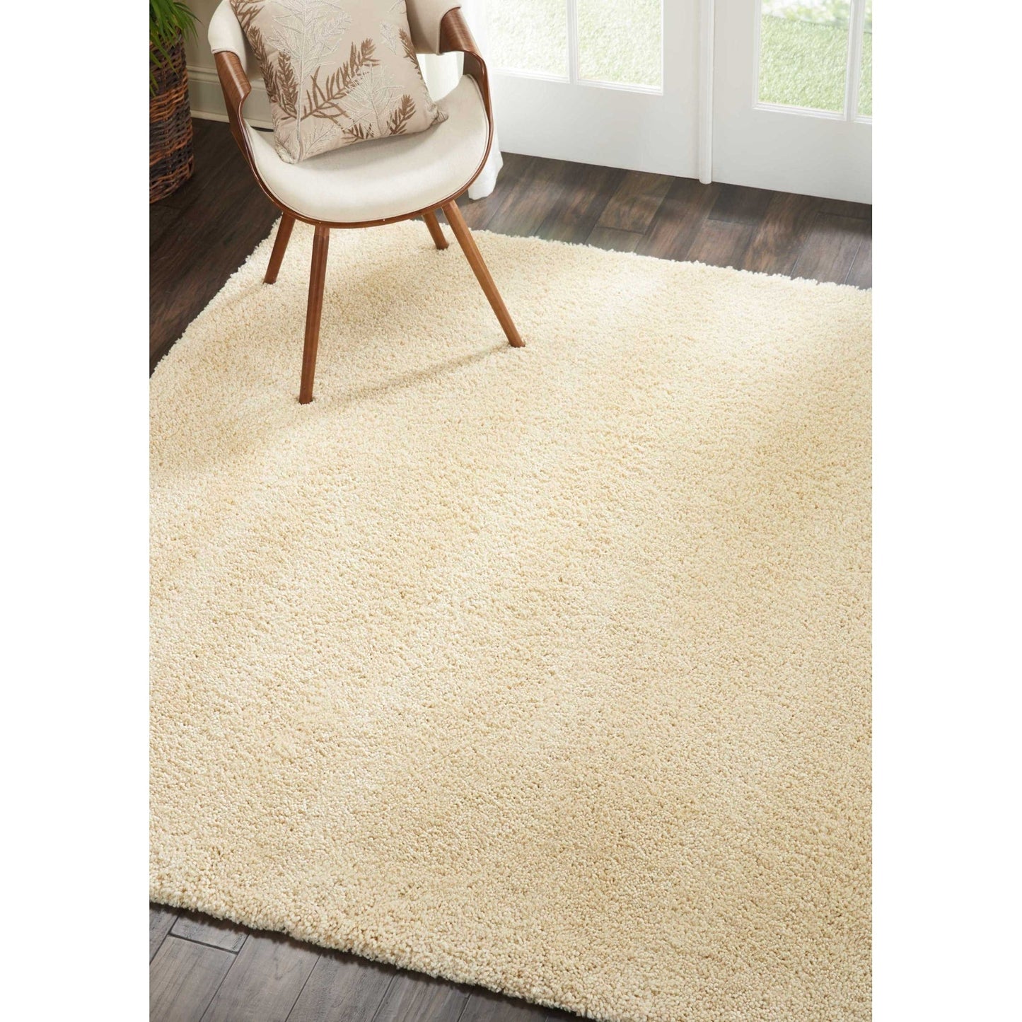 Tappeto moderno e soffice in tinta unita Malibu Shag di Nourison