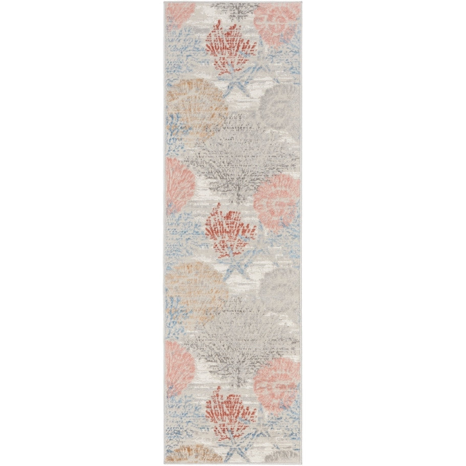 Tappeto Nourison Pompeii Coastal Beach Shells and Coral