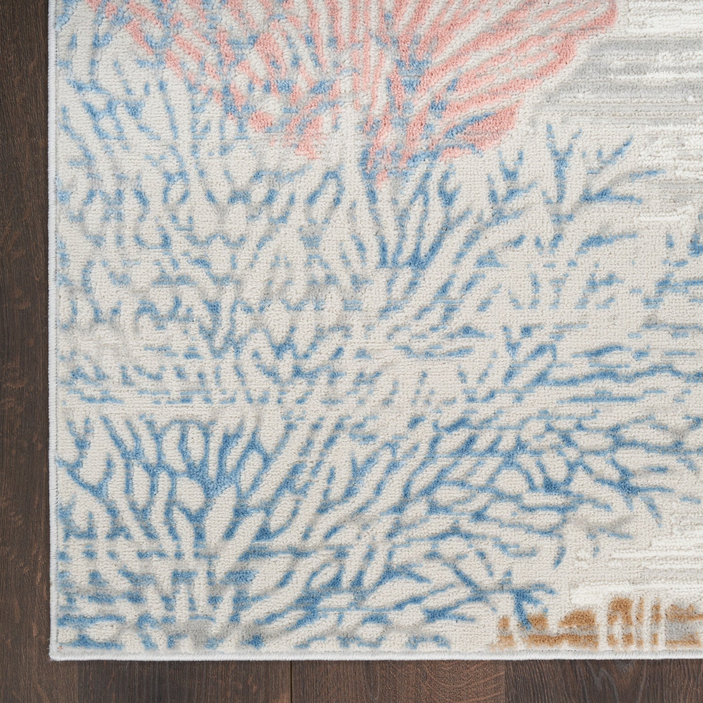 Tappeto Nourison Pompeii Coastal Beach Shells and Coral