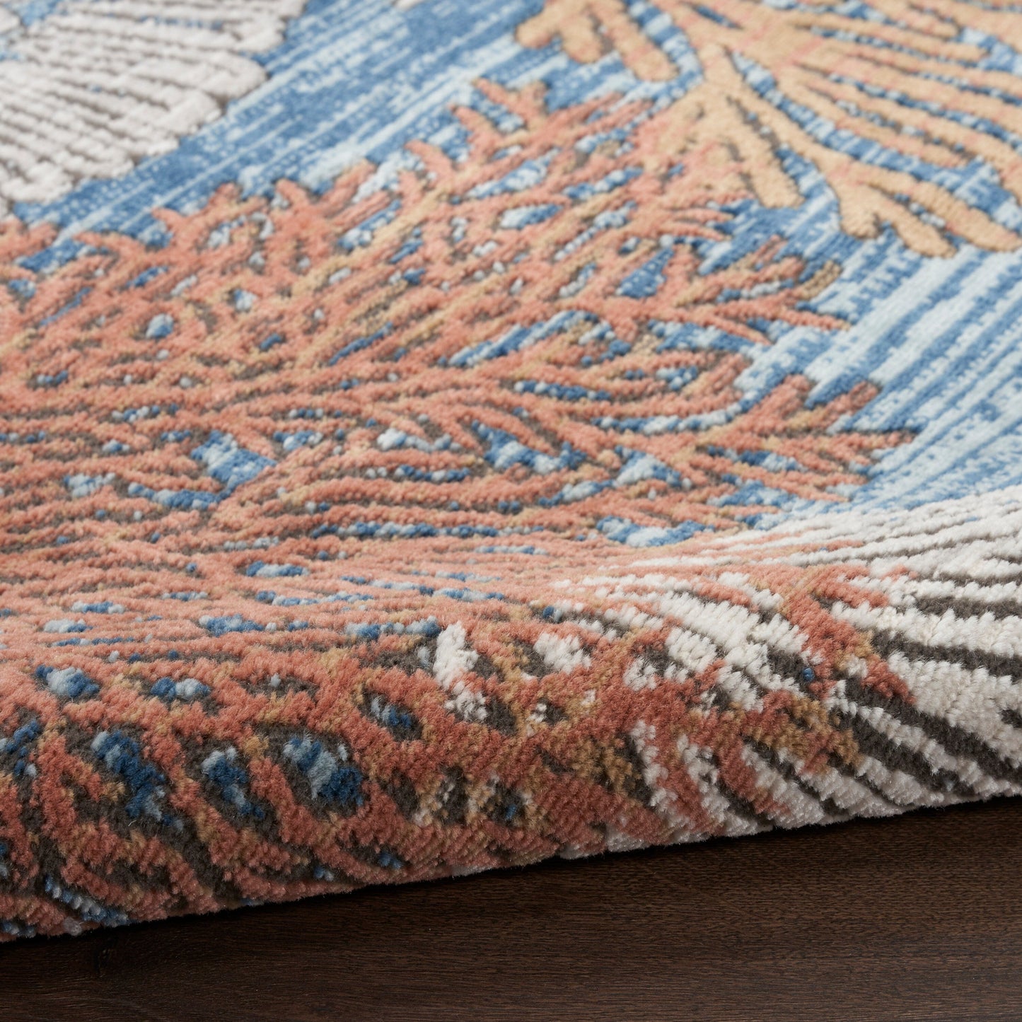 Tappeto Nourison Pompeii Coastal Beach Shells and Coral