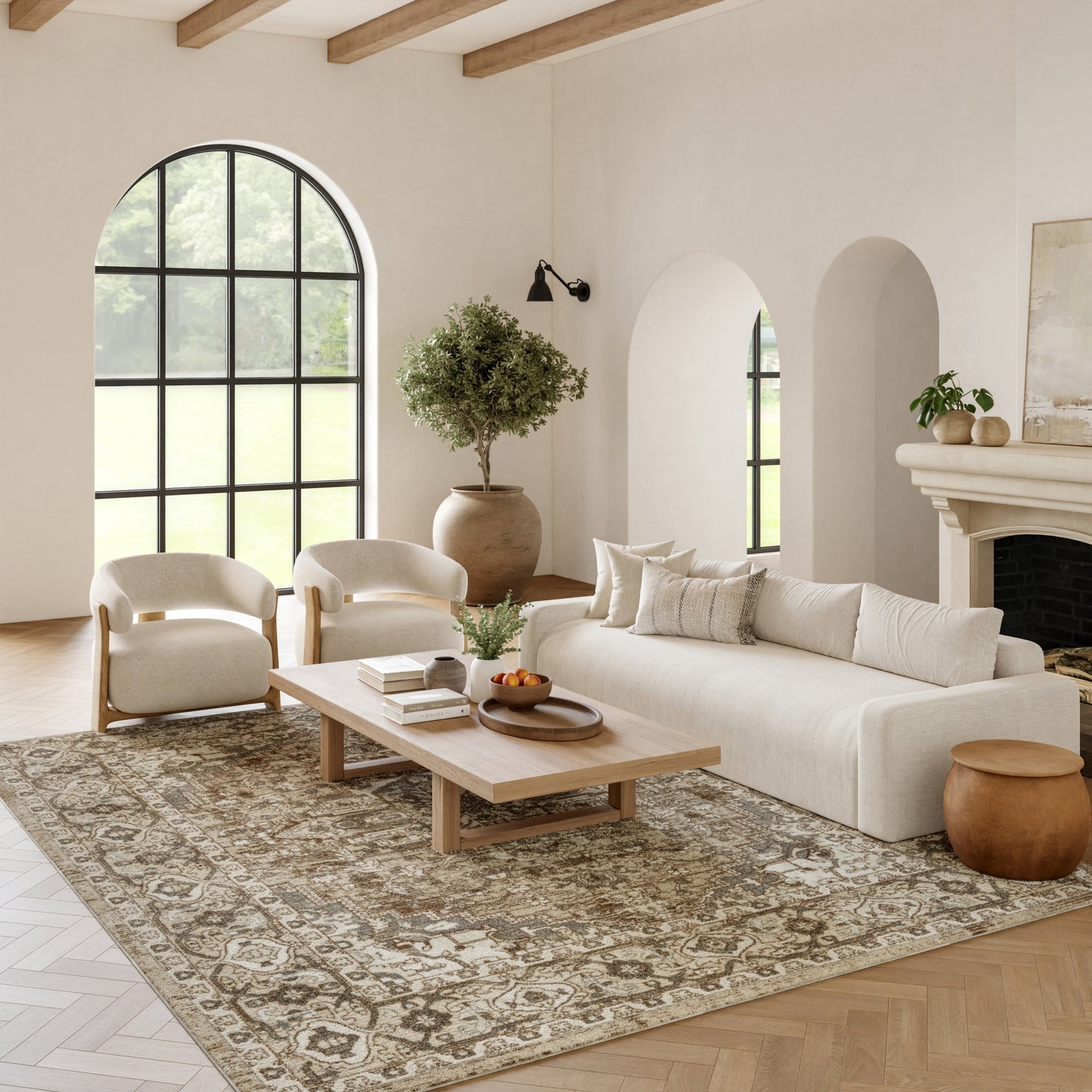 Tappeto persiano Nourison Quarry per interni.