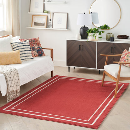 Tappeto solido per interni/esterni Nourison Sandy